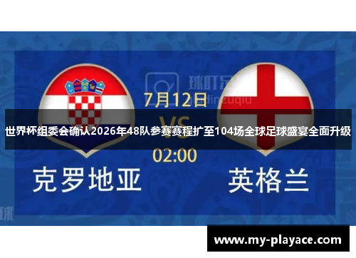 世界杯组委会确认2026年48队参赛赛程扩至104场全球足球盛宴全面升级 世界杯组委会确认2026年48队参赛赛程扩至104场全球足球盛宴全面升级